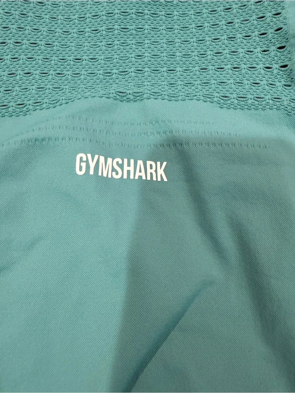 Gymshark Seamless Sports Bra Crop Top — Teal XXL